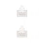 Nanocable Cable de Red RJ45 UTP Cat.6 AWG24 0.5m Blanco